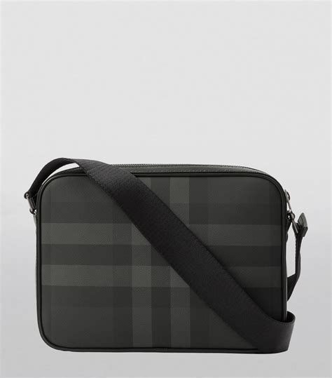 burberry check messenger bag|burberry crossbody bag men's sale.